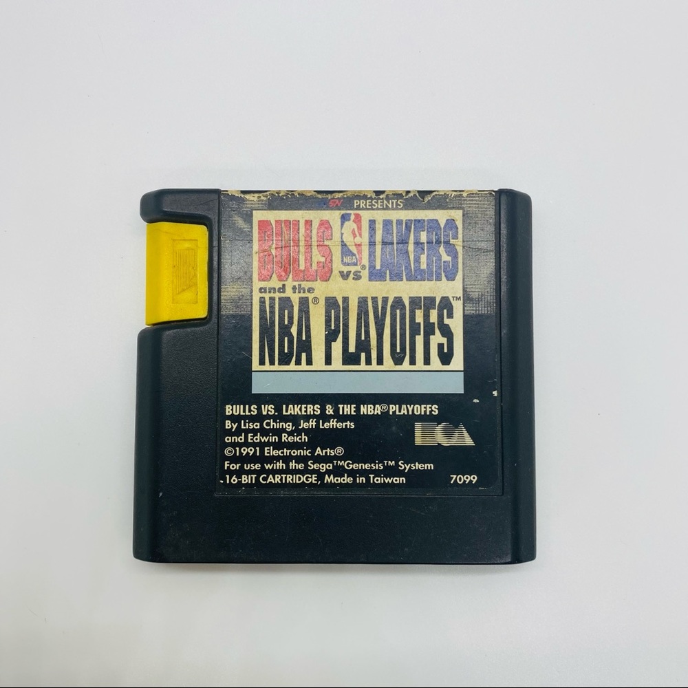 Bulls vs Lakers and the NBA Playoffs for Sega Genesis